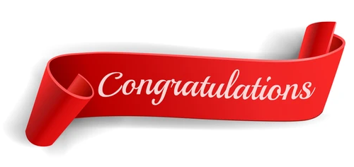 Congratulations