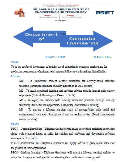 Newsletter BSIET CO 2024-25