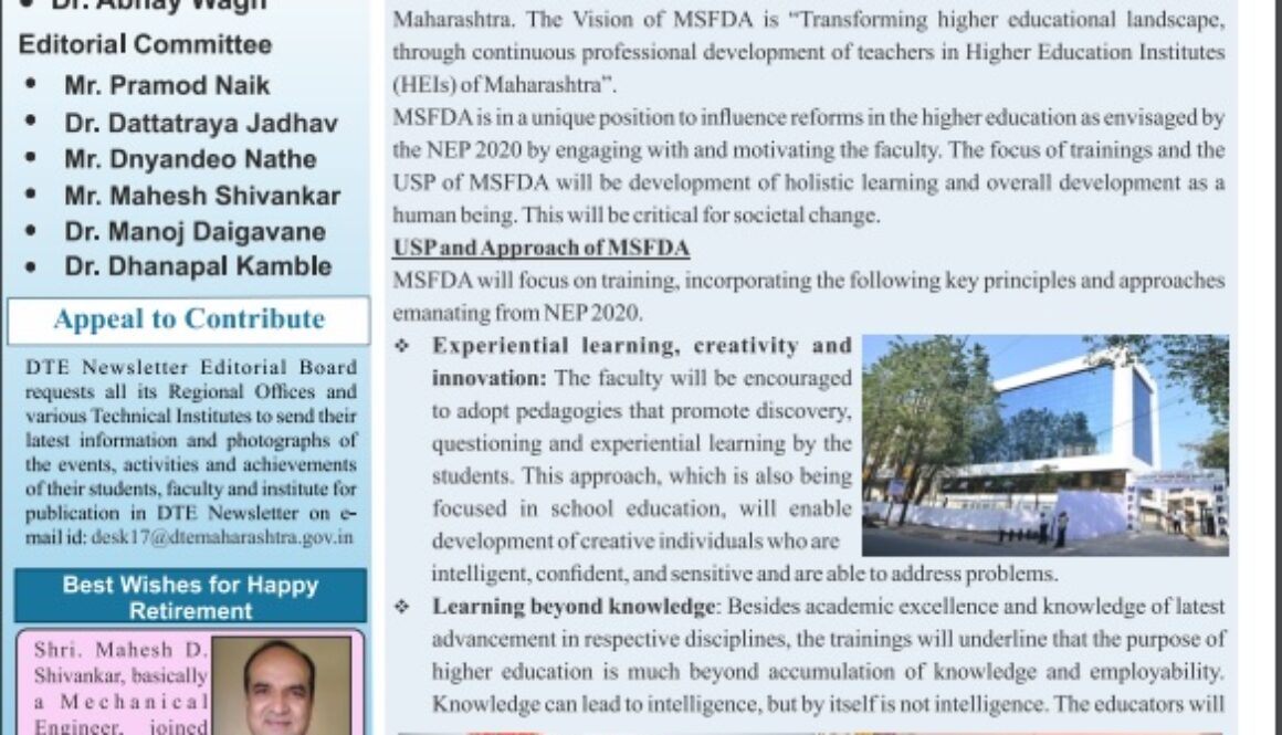 Newsletter Vol.6 issue III Sept -Dec 2021 Newsletter Vol.6 issue III Sept -Dec 2021